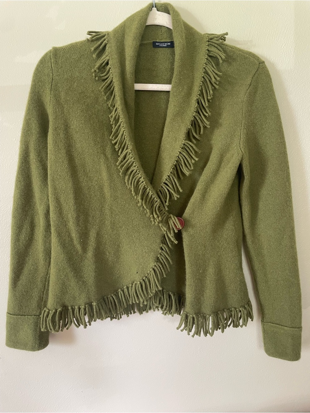 Fringe Cashmere Cardigan